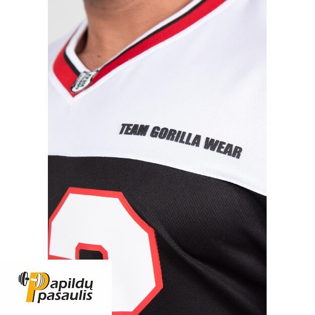 Gorilla Wear Trenton Football Jersey - Black/White