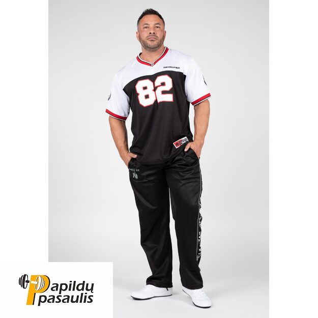 Gorilla Wear Trenton Football Jersey - Black/White