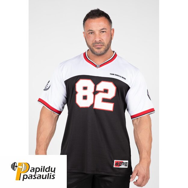 Gorilla Wear Trenton Football Jersey - Black/White