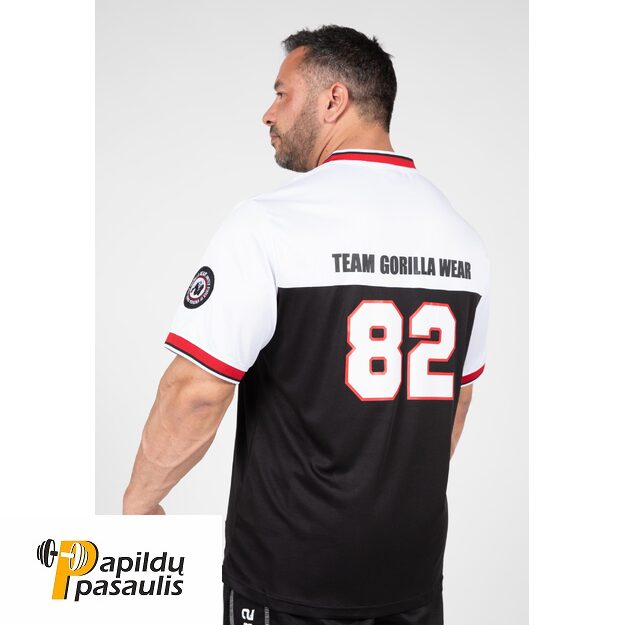 Gorilla Wear Trenton Football Jersey - Black/White