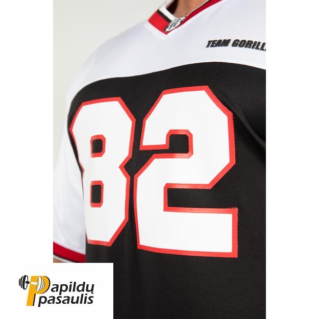 Gorilla Wear Trenton Football Jersey - Black/White