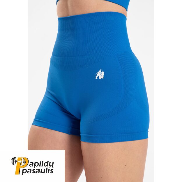 Gorilla Wear Olivia Seamless Shorts - Blue