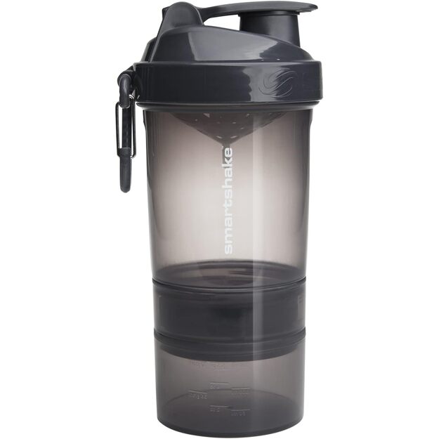 SmartShake Original 2go 600ml + 2 talpos (grey)