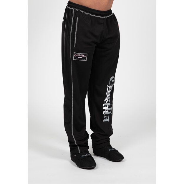 Gorilla Wear Marlow Mesh Pants - Black/Gray sportinės kelnės ...