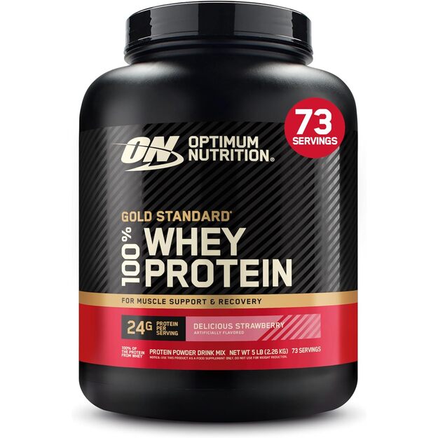 Optimum Nutrition 100% Whey Gold Standard 2270 g Strawberry 