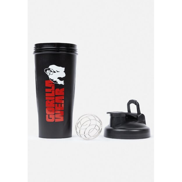 Gorilla Wear Sustainable Shaker 600ML - Black (Ekologiškas-suyrantis)