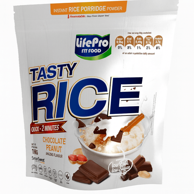 LIFE PRO Cream of Rice 1kg - ryžių košė Chocolate Peanut