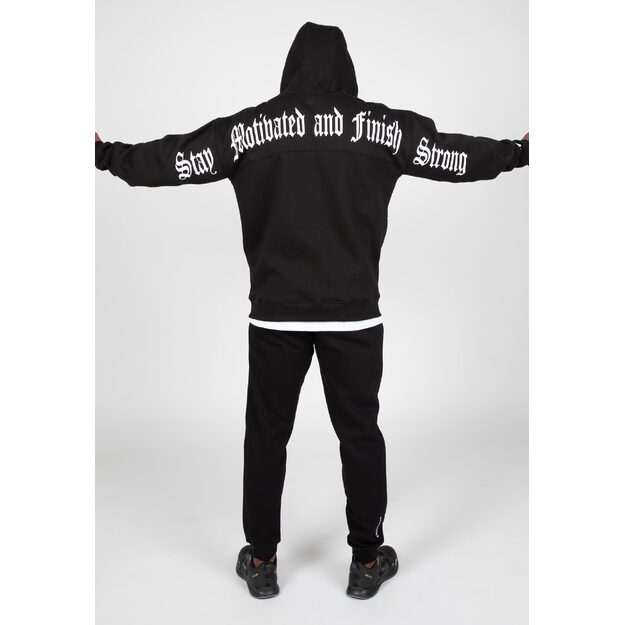 Gorilla Wear Utah Zipped Hoodie - Black