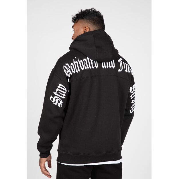 Gorilla Wear Utah Zipped Hoodie - Black