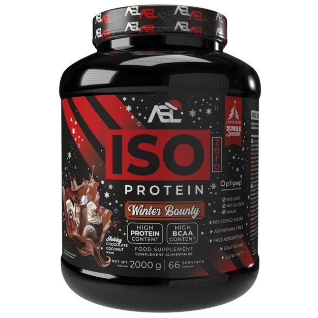 All Sports Labs Iso Zero Protein 2000g Limited Edition Winter Bounty