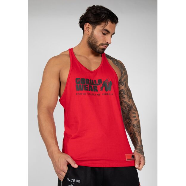 Gorilla Wear Classic Tank Top - raudona