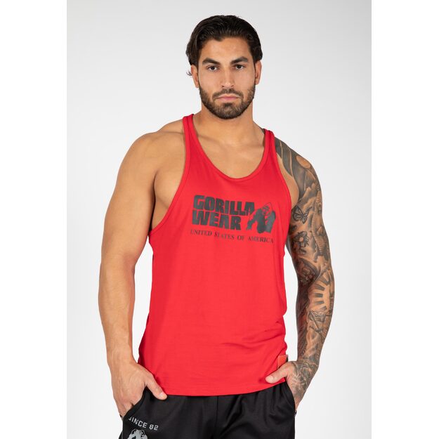 Gorilla Wear Classic Tank Top - raudona