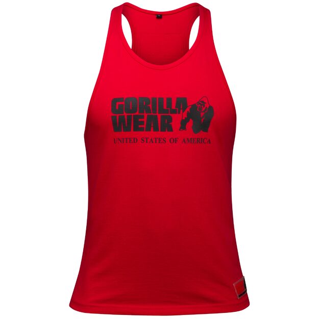 Gorilla Wear Classic Tank Top - raudona