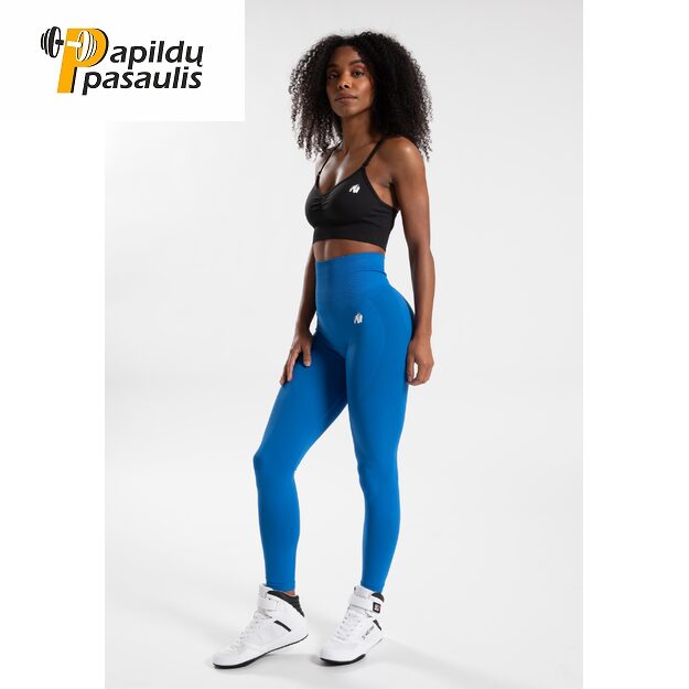 Gorilla Wear Olivia Seamless Leggings - Blue