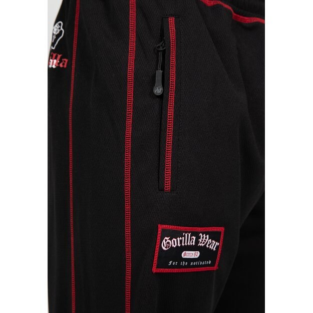 Gorilla Wear Marlow Mesh Pants - Black/Red