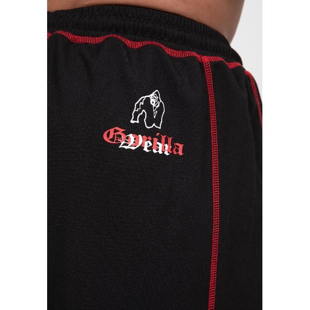 Gorilla Wear Marlow Mesh Pants - Black/Red