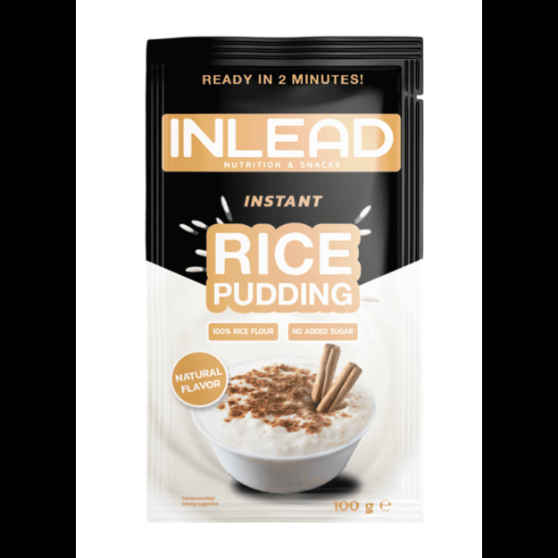 Inlead Instant Rice Pudding 12 vnt po 100 g Natural