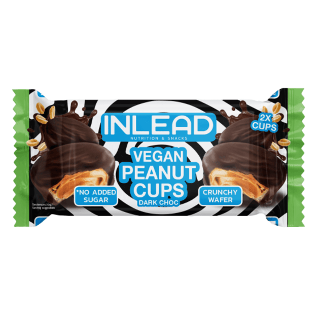 Inlead Peanut Cups 50 g Vegan Dark Choc