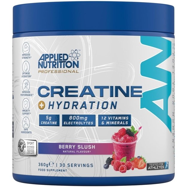 Applied Nutrition Creatine + Hydration 360g (su elektrolitais)