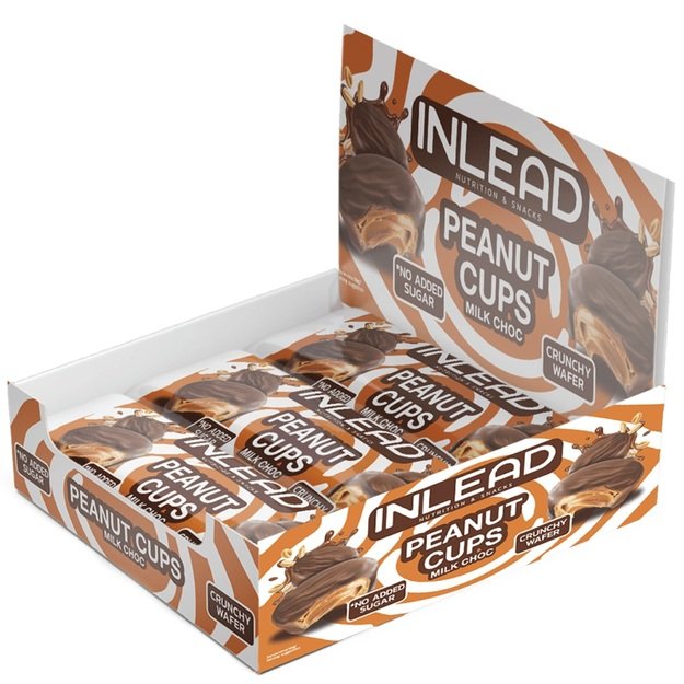 Inlead Peanut Cups - 15 x 50 g Milk Choc