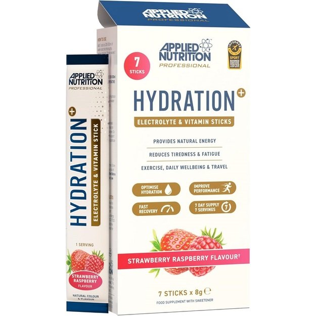 Applied Nutrition Hydration + Electrolyte & Vitamin 7 vnt x 8 gr