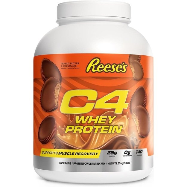 Cellucor® C4 Whey Protein 1.7 kg Reeso riešutų kremo ir šokolado