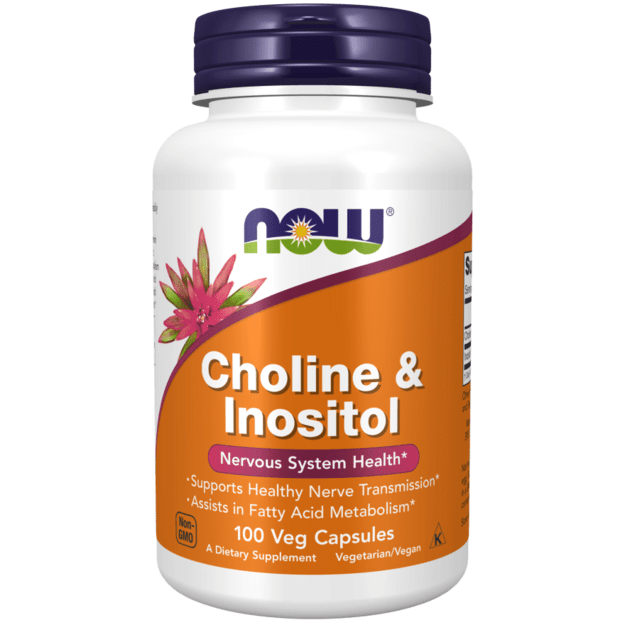 NOW Foods Choline & Inositol 100 v.kaps