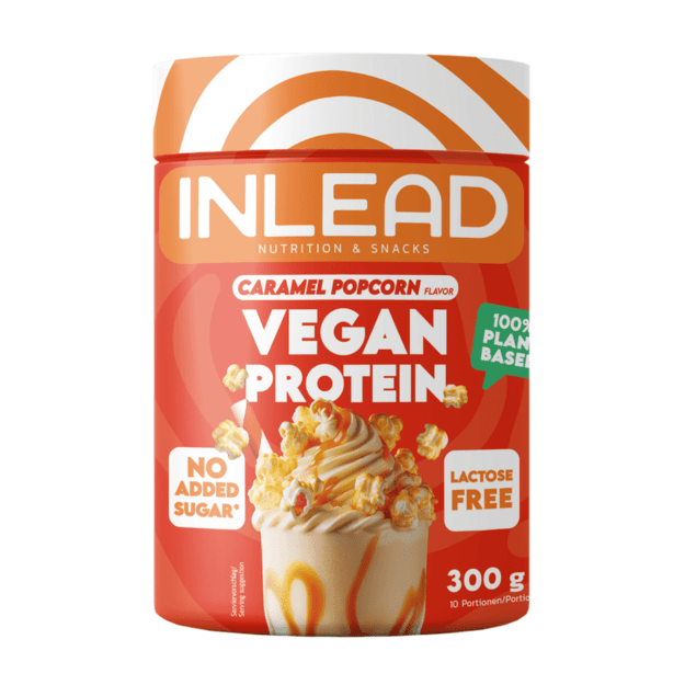 Inlead Vegan Protein 300 g Caramel Popcorn
