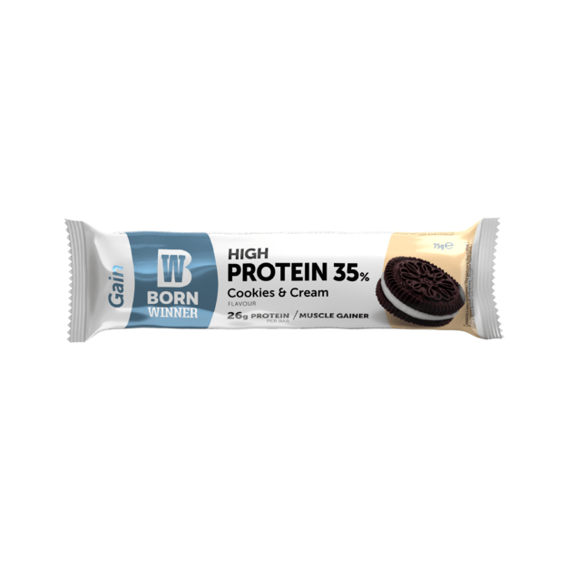 BW Gain protein bar Cokies and cream 75 gr