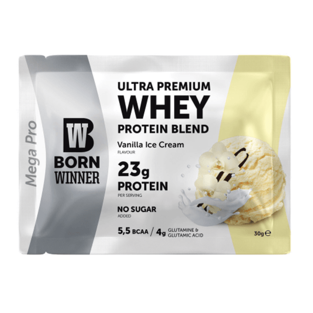 BW Ultra Premium Whey Protein 30 gr (vanilinių ledų)