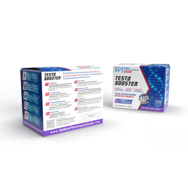 BalkanPharmaceuticals TESTO Booster 120 kaps