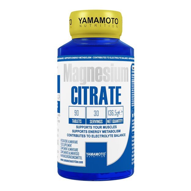 Yamamoto Nutrition Magnesium Citrate 90 tabl