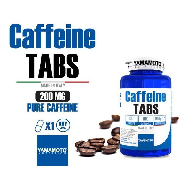 Yamamoto Caffeine 200 mg. 100 tab.