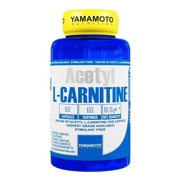 Yamamoto Nutrition Acetyl L-Carnitine 60 kaps