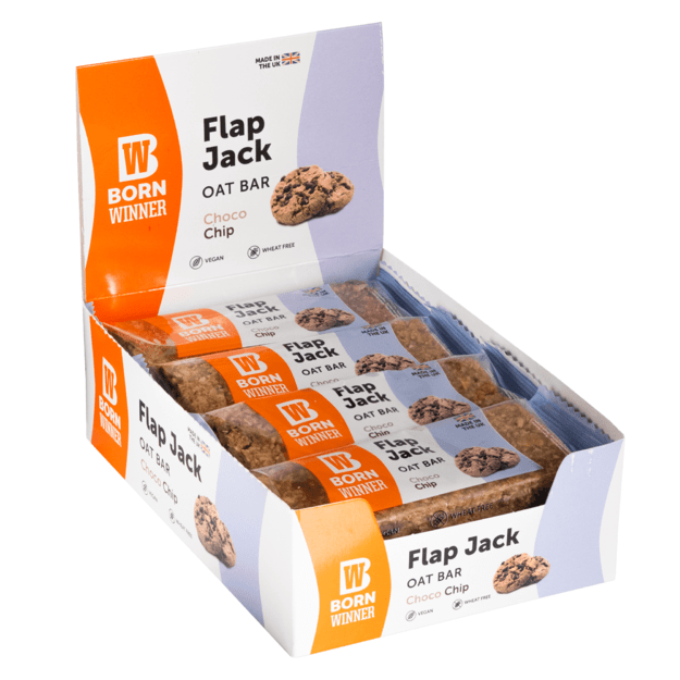 Born Winner Flapjack Choco chip 12vnt x 90g