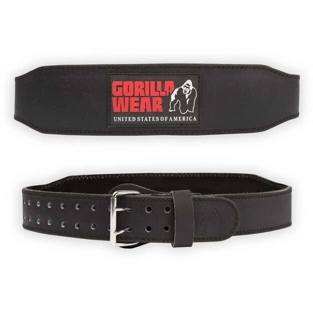 Gorilla Wear 4 INCH Padded Leather Belt