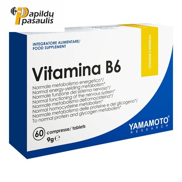 Yamamoto Nutrition Vitamin B6 60 tabl.
