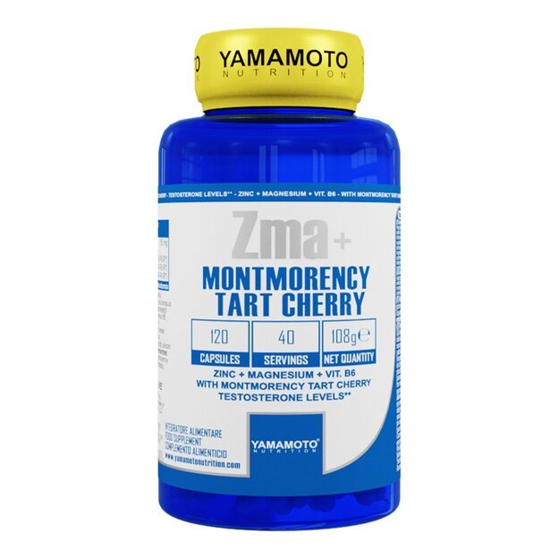 Yamamoto Nutrition Zma + Montmorency Tart Cherry 120 kaps