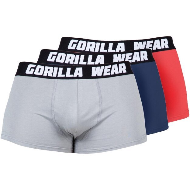Gorilla Wear Boxershorts 3 vnt (mix color)
