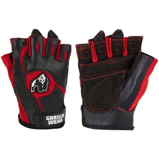 Gorilla Wear Mitchell Training Gloves - Black/Red
