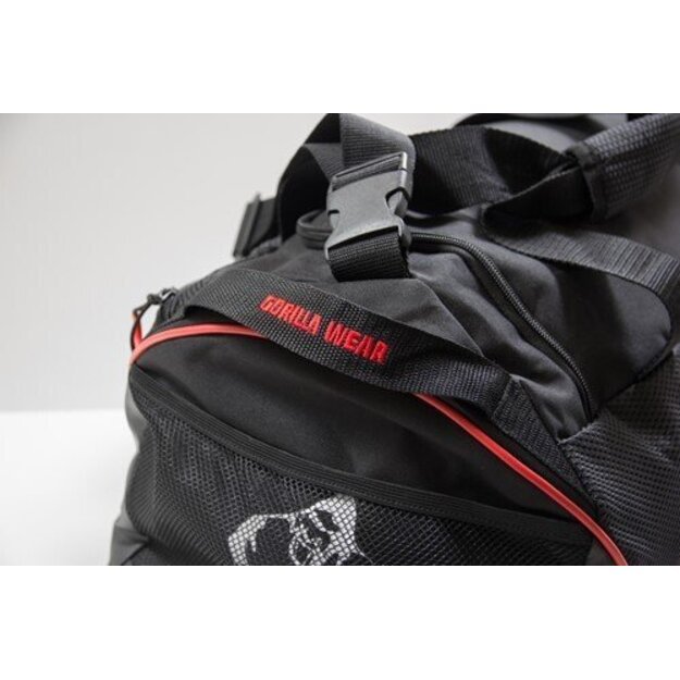 Gorilla Wear Jerome Gym Bag - Black/Red