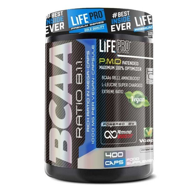 Life Pro Bcaa Pro 8:1:1 1000 Mg Ajinomoto 400 kaps