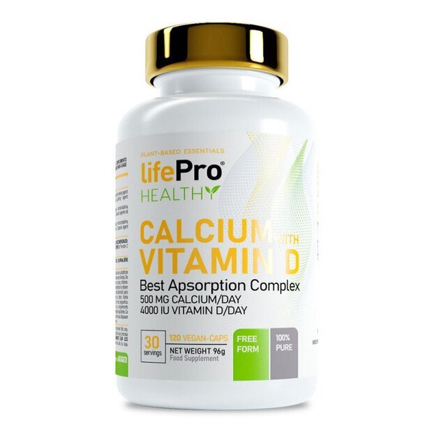 Life Pro Calcium + Vitamin D 120 kaps