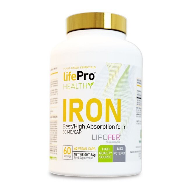 Life Pro Iron 60 Caps (Liposomalinė geležis)