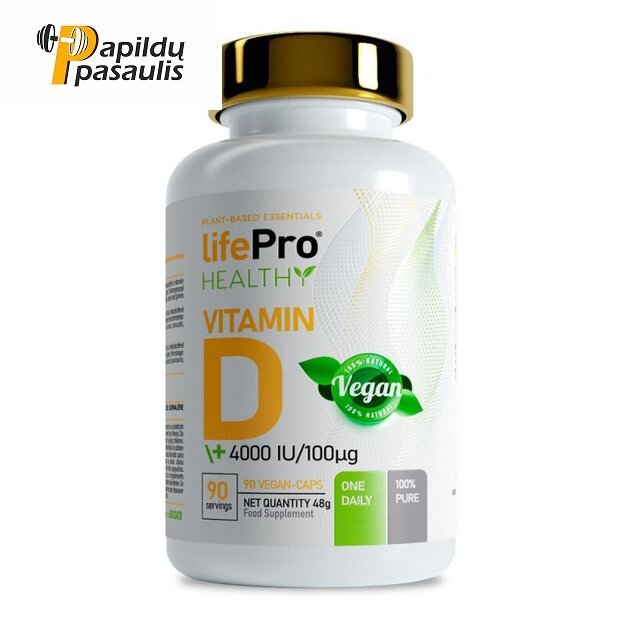 Life Pro Vegan Vitamin D 4000 IU 90 kaps