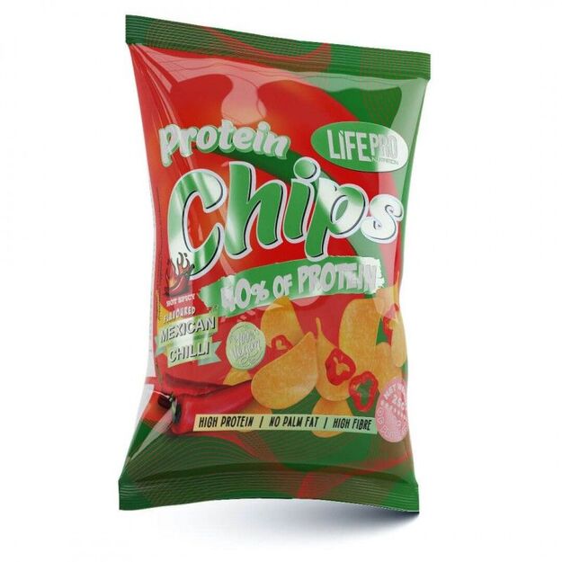 Life Pro Fit Food Protein Chips Spicy mexican Chili 25g