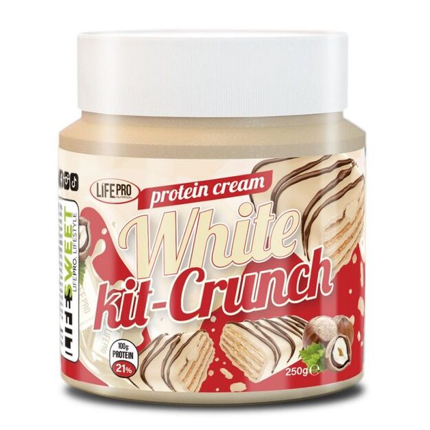Life Pro Fit Food Protein Cream White Kit Crunch 250g