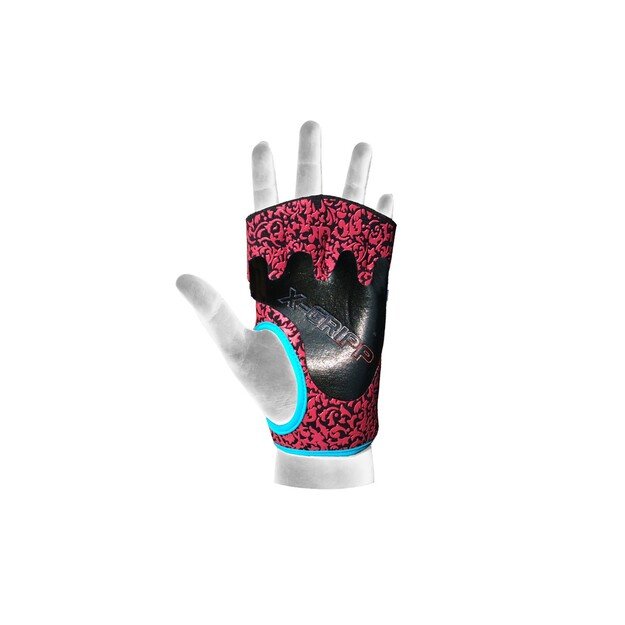 Chiba Lady Motivation Gloves Black/Pink/Turquoise