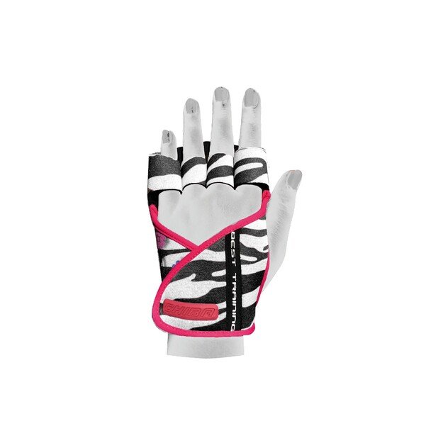 Chiba Lady Motivation Gloves Black/White/Pink