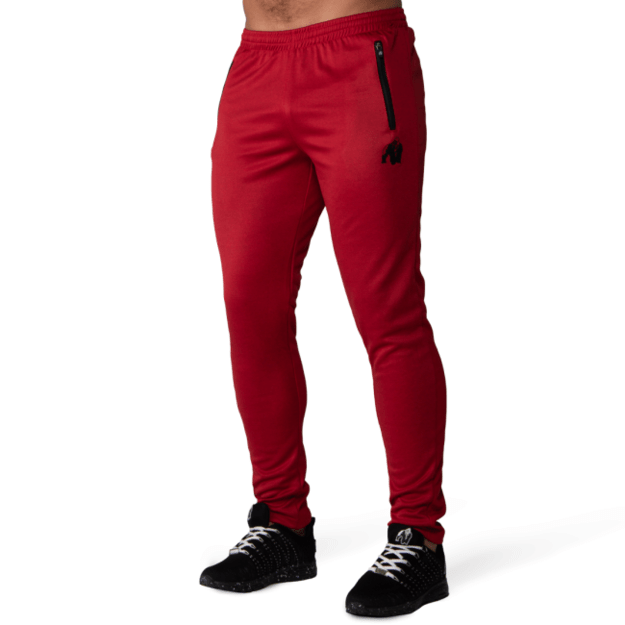 Gorilla Wear Ballinger Track Pants - Red/Black